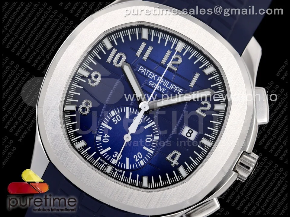 Patek Philippe Aquanaut Chronograph Blue with dark gradient