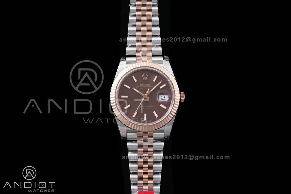 Rolex Datejust 41 · Chocolate Two-Tone