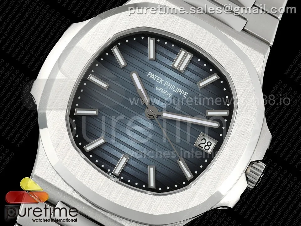 Patek Philippe Nautilus Blue with dark gradient