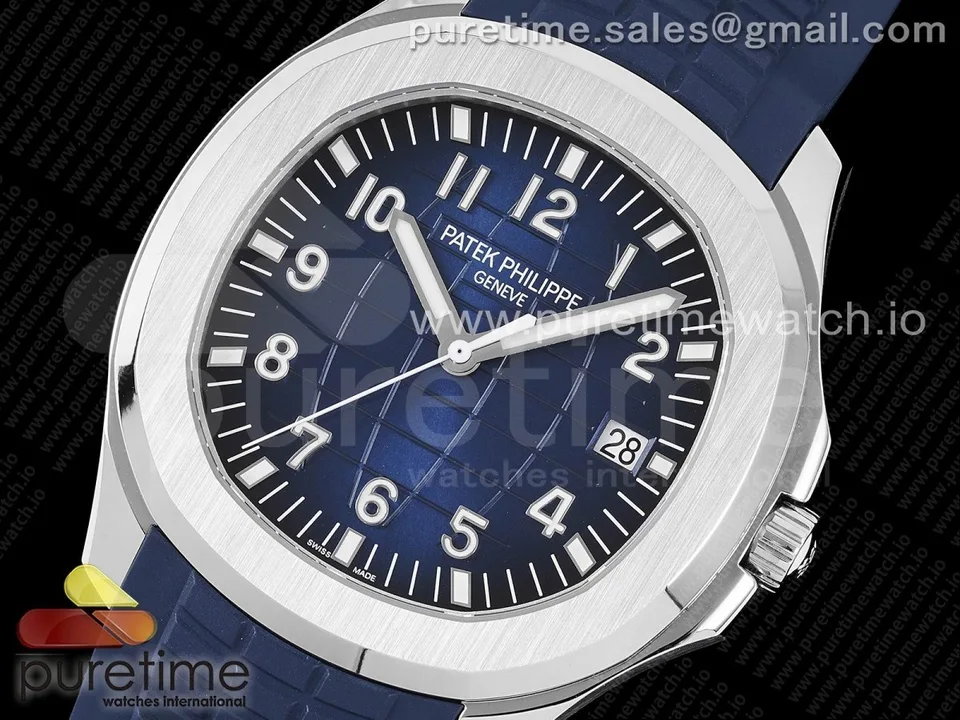 Patek Philippe Aquanaut Jumbo Blue with dark gradient