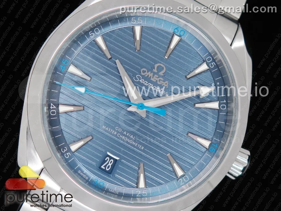 Omega Aqua Terra 150M Light blue