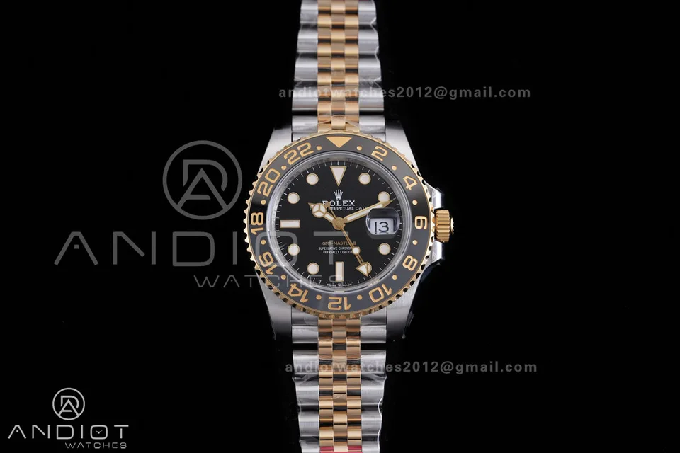 Rolex GMT-Master II · Grey / Black Two-Tone