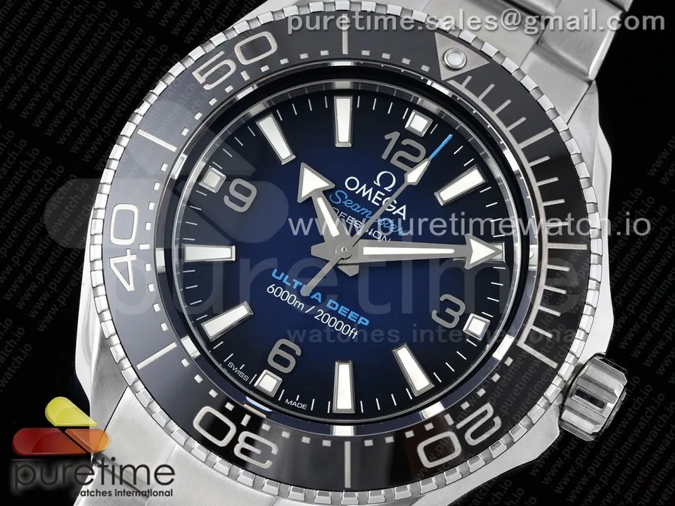 Omega Seamaster Ultra Deep Deep blue gradient