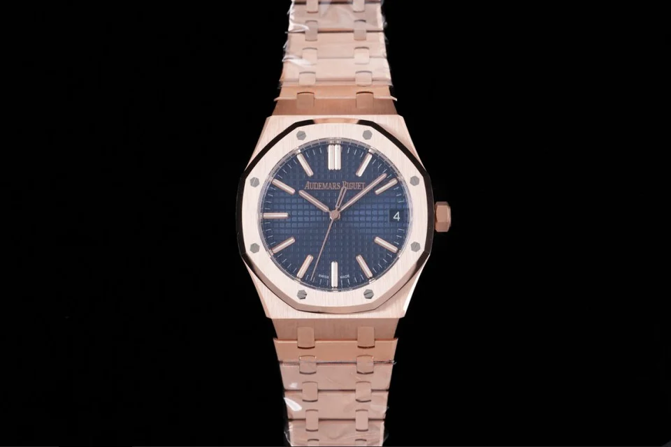 Audemars Piguet Royal Oak 41 · Blue Rose Gold Tone