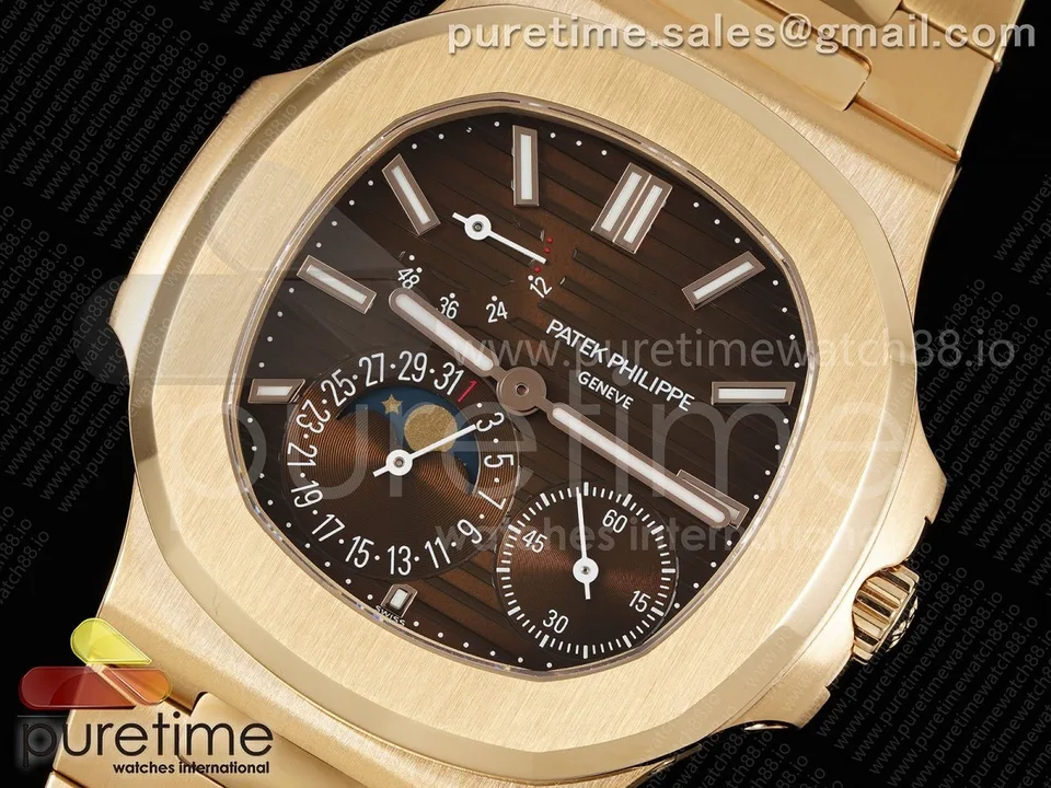 Patek Philippe Nautilus Moon Phase Brown