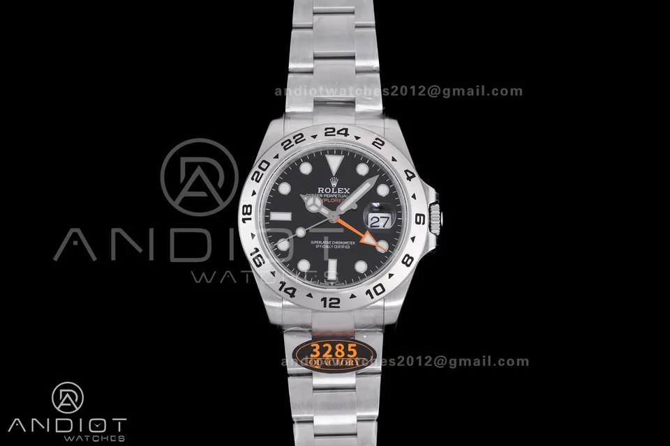 Rolex Explorer II · Black / Orange GMT